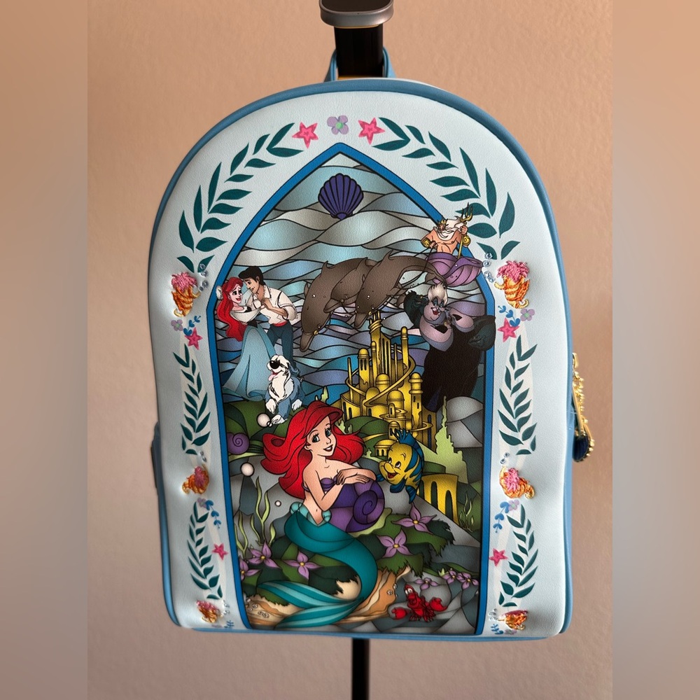 🧜‍♀️Loungefly Little Mermaid Backpack! 🧜‍♀️